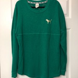 PINK Victoria’s Secret Long Sleeve Blinged Top